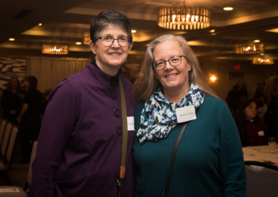 Two attendees of DRM's annual celebration.