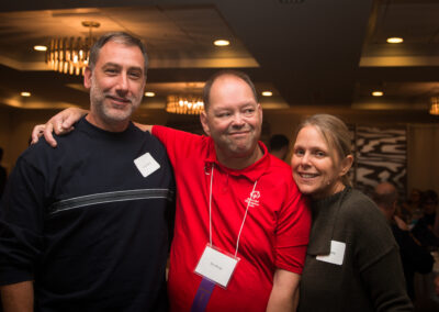 Eric McVay with two family members