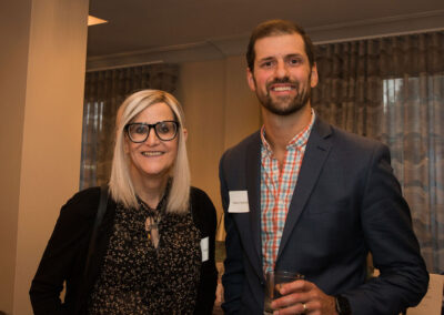 Two guests at the DRM celebration.