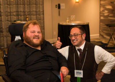 Two guests at DRM celebration.