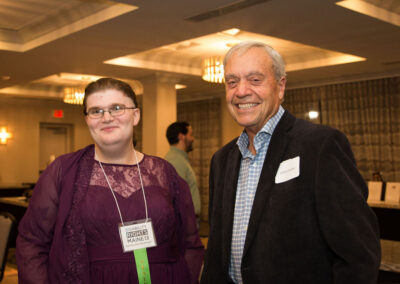 Two guests at DRM celebration.