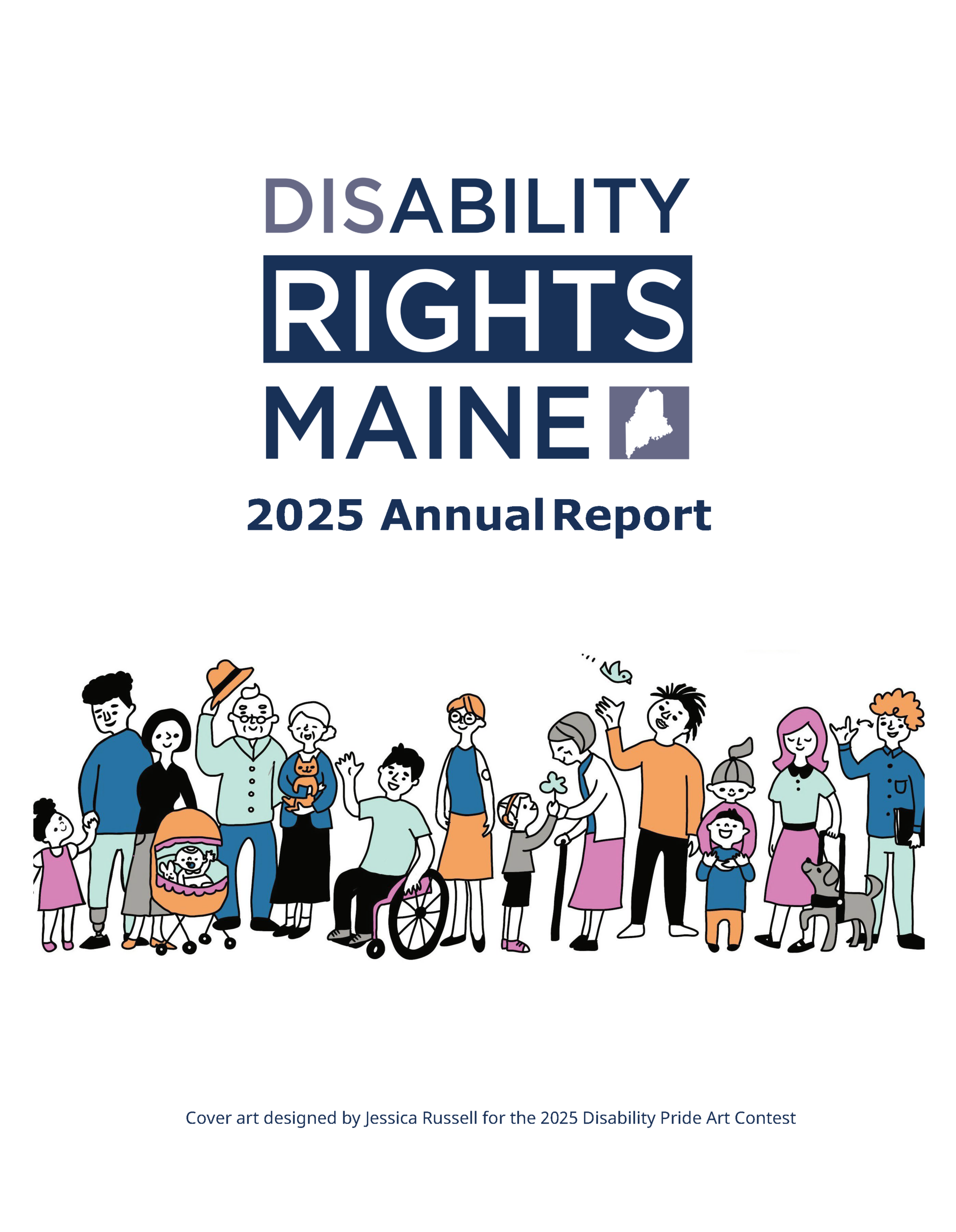Disability Rights Maine 2025 Annual Report cover image